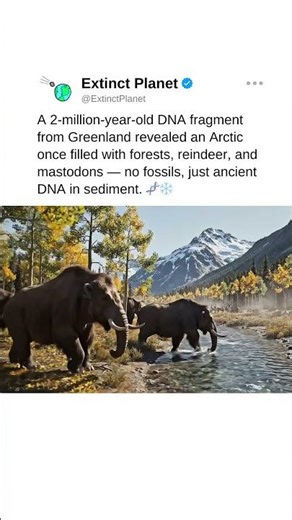 Ancient DNA revealed a lost Arctic world! 🧬❄️ #prehistoric #surprisingfacts