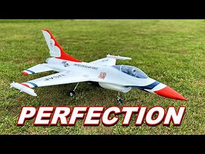 FAST! F-16 Thunderbirds RC Fighter Jet - INCREDIBLY PERFECT Warbird! - TheRcSaylors