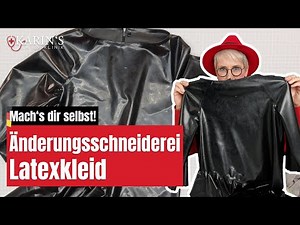 Latex-Kleid: Einen schlecht sitzenden und abstehenden Ausschnitt perfektionieren - Latex DIY