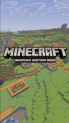 THIS MINECRAFT BEDROCK SEED HAS A CRAZY SPAWN POINT!