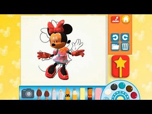 Mickey Mouse Clubhouse Full Episodes of Mickey's Color and Play Minnie Painting The Garden