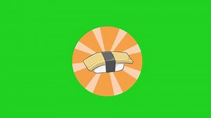 Animated Sushi Rotating Animation Green Screen Stock Footage Video (100% Royalty-free) 3390840185 | Shutterstock