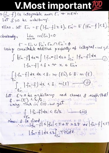 M.Sc.(math),Sem.-3rd #LebesgueDominated Convergence Theorem# MGKVP.