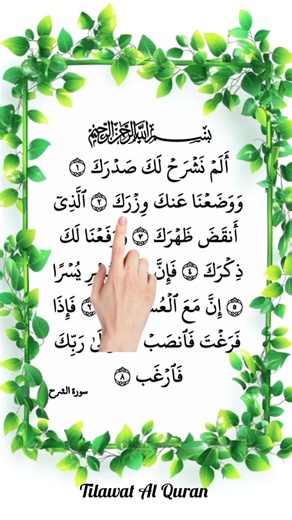 Surah Ash-Sharah (سورة الشرح) 🌼 | Relief & Comfort from Allah 🌈 Verses #egzonibrahimi #quran