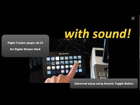 Flight Tracker plugin for Stream Deck - advanced use (WITH SOUND)