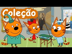 Kid-E-Cats em Portugues | Coleção dos episódios | Desenhos para crianças