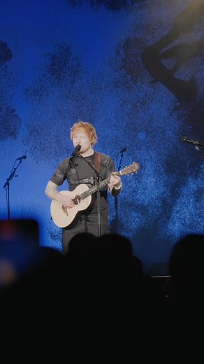 Getting to play these theatre shows for the subtract tour is such a lovely way to spend the night before a stadium. I've missed playing rooms like this so much, hope you guys have been enjoying it as much as I have. Here's me doing castle on the hill at the Ryman last weekend x | Ed Sheeran