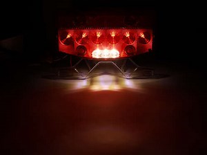 Optronics LED RV Tail Light and License Bracket - Stop, Tail, Turn, Backup - Oblong - Driver Side Op