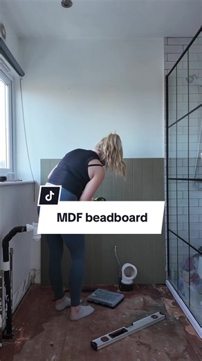 Easiest panelling you’ll ever do! I absolutely LOVE using this MDF beadboard in DIY projects. Mine is from @Wickes - it’s super beginning friendly and looks so effective when it’s finished with some trim and painted. Follow for the reveal because this one is going to look soooooo different! #diy #diypanelling #beginnerfriendlydiy