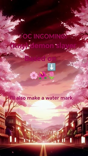 Demon slayer oc incoming (will also create a watermark!) #kny #demonslayer #oc