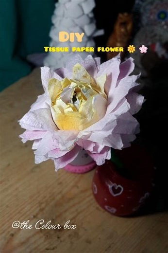 Diy tissue flowers 💐 #art #craft #diy #tissue #flowers #trending #viralshorts