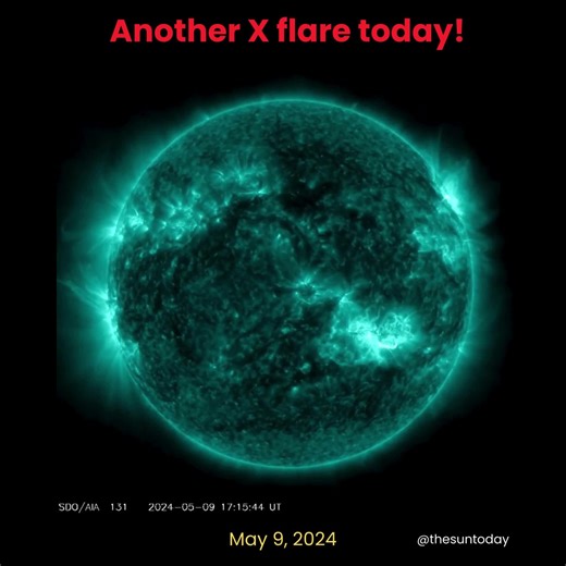 54K views · 1.2K reactions | a look back -  Solar Activity Alert!  Between May 3–9, 2024, the Sun unleashed 82 major solar flares—including 9 intense X-class flares! AR13664 was the culprit, hurling 7 huge CMEs at Earth at speeds up to 3 million mph! ️☀️ #SolarStorm #SunActivity #SpaceWeather | The Sun Today: Solar Facts and Space Weather | Facebook