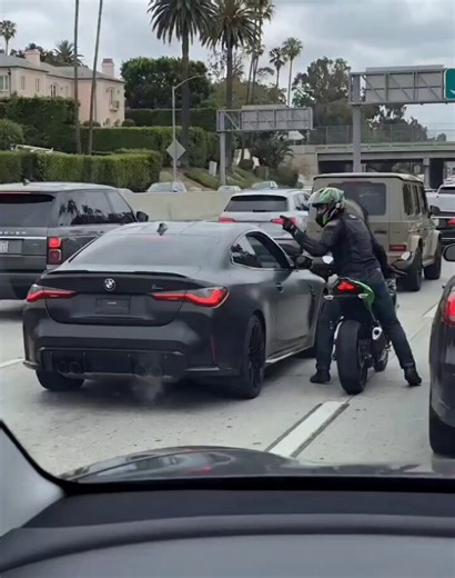 SURPRISE!Moral of the story:Never lose your cool while driving