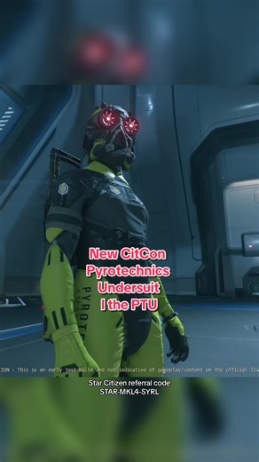 The new citcon pyro undersuit and helm are in the PTU!….. #starcitizen #A1 #citizenmemes #starcitizenmemes #starcitizenclips #starcitizendaily #starcitizentok #citizencon #pyro