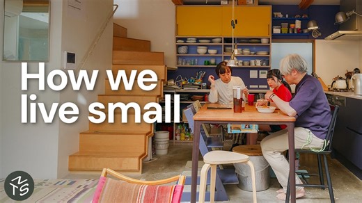 How a family of five lives together in a 57sqm Tokyo home