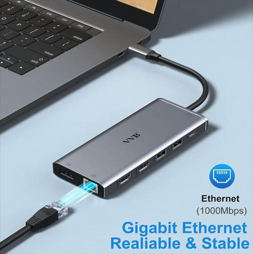 🚀 USB-C Docking Station 14-in-1 | Dual 4K HDMI Monitors & 100W Fast Charging