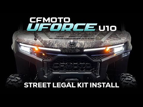 CFMOTO UFORCE U10 - Street Legal Kit Install | WD ELECTRONICS