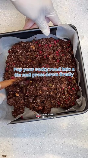 14K views · 30 reactions | A gorgeous rocky road made with whatever you have in that pantry! Anything works a treat 便 | New World Ravenswood | Facebook