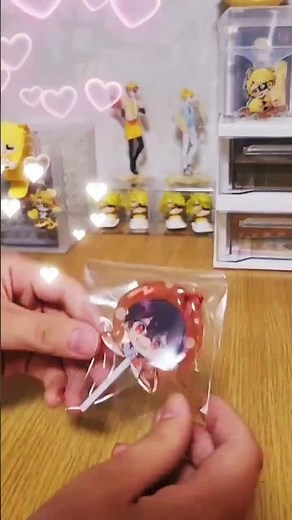 お友達とグッズ交換するので梱包！ #ぴちりす #グッズ #手元動画 #開封動画 #からぴちグッズ #カラフルピーチ #たっつん #からぴちグッズ
