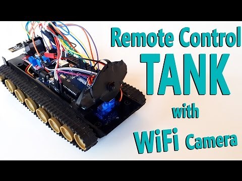 Arduino Remote Control Tank with WiFi Camera | nRF24L01