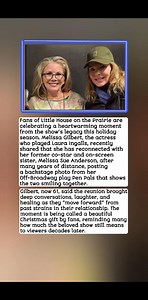 Melissa Gilbert reunion with Little House co-star Little House on the Prairie sisters reconnect Melissa Sue Anderson and Melissa Gilbert holiday Laura Ingalls actress shares emotional reunion Little House cast healing after decades apart | Priyanshu Siddharth