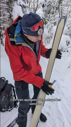 How to attach your climbing skins for Nordic ski touring: instructions!