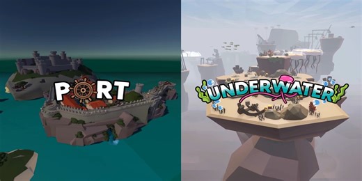 Human Fall Flat goes to the seas with new Port and Underwater levels