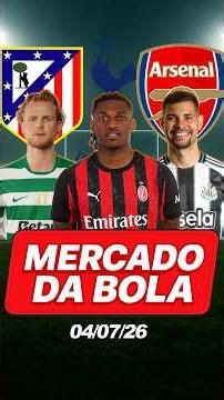 MERCADO DA BOLA: Arsenal prepara nova oferta por Bruno Guimarães, Tottenham quer Rafael Leão, e mais