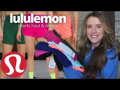 LULULEMON SHORTS HAUL & REVIEW / dance studio, hotty hot, speed up, track that, align & more!