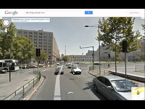 Como Usar y Buscar en Google street view ( Chile )