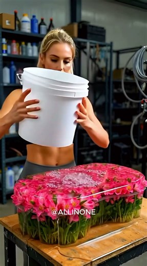 Turning a Tree Stump into a Luxury Floral Resin Table! ✨