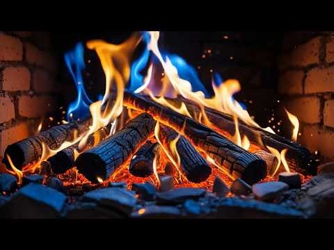 Relax by the Warm Fireplace – Soft Crackles and Glowing Flames to Soothe Your Mind and Body