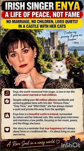 Enya’s Private Life: Fame, Music & Her Quiet Castle Life 🏰🎶