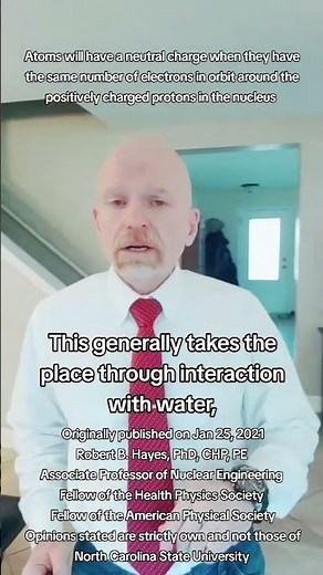 The physics of neutron ionizing radiation #science