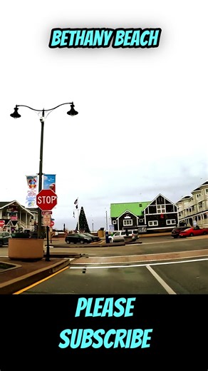 GRAY SKIES & COASTAL CALM — Driving Through Bethany Beach, Delaware 🌊☁️ Pruyne Time Adventures