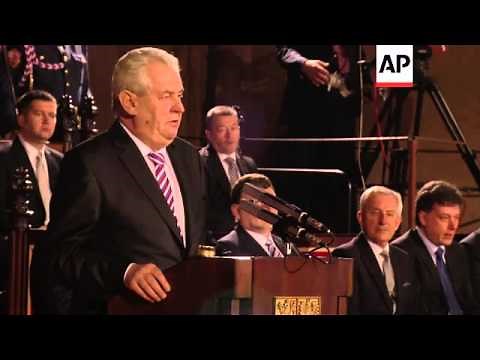 Milos Zeman inaugurated as new Czech president