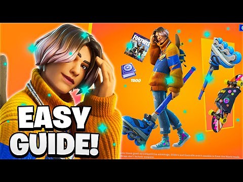 How To COMPLETE ALL SKATE PARK ROYALTY CHALLENGES in Fortnite! (Skate Park Toni Quests Pack Guide)
