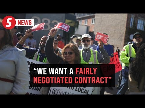 Canadian postal workers protest as strike enters seventh day