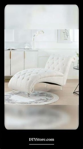 Tufted Armless Chaise Lounge