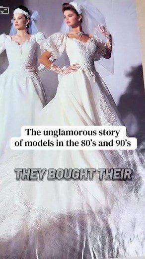 The Unpopular Truth of Bridal Gown Photos in the 80's and 90's! #throwbackfashion #vintage #80sstyle