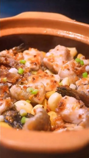 Chef Skill MAX! Sizzling Fish Fire Pot 🔥🐟#asmr #foodshorts #fish