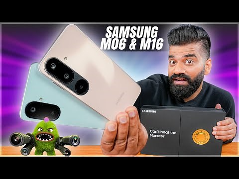 Samsung Galaxy M16 & M06 5G Unboxing & First Look - New Monster Smartphones🔥🔥🔥