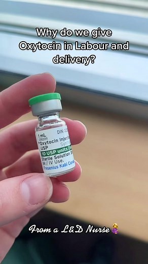 What is Oxytocin? #labouranddelivery #labourandbirth #oxytocin #oxytocinrelease #inductionoflabor #labourpain #postpartum #postpartumbody #nurse #registerednurse #labouranddeliverynurse #obstetrics #babylove #newmom #inducinglabor #breastfeedingmom #momsoftiktok #babymama #newborn #newbornbaby #hospital #womenshealth #doctor #medication #pregnant #pregnancy #pregnancytiktok