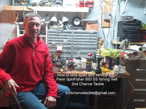 Penn SpinFisher 850 SS fishing reel how to take apart and service