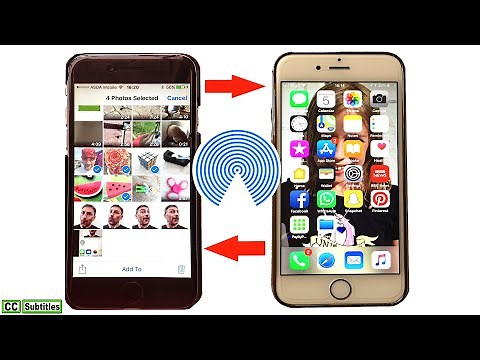 How to Transfer Photos from iPhone to iPhone using Airdrop - iPhone Airdrop Tutorial