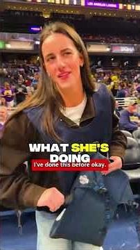 Caitlin Clark Becomes NBA Photographer Fans React! #caitlinclark