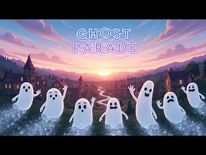 Ghost Parade | Friendly Halloween March Song for Kids