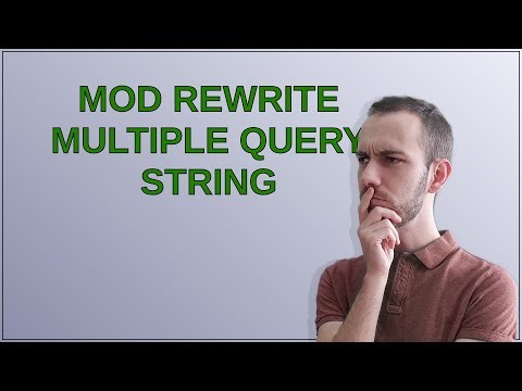Webmasters: Mod Rewrite Multiple Query String