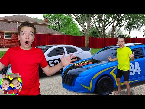 Last to Finish Does Chores! Chase vs. Shawn Adventure Force Crash Racers Battle! Steel Kids