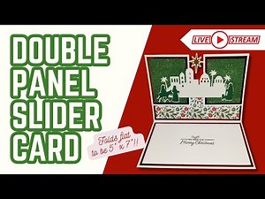 🔴 5" x 7" Double Panel Slider Card | Livestream